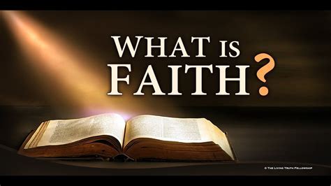 What is faith